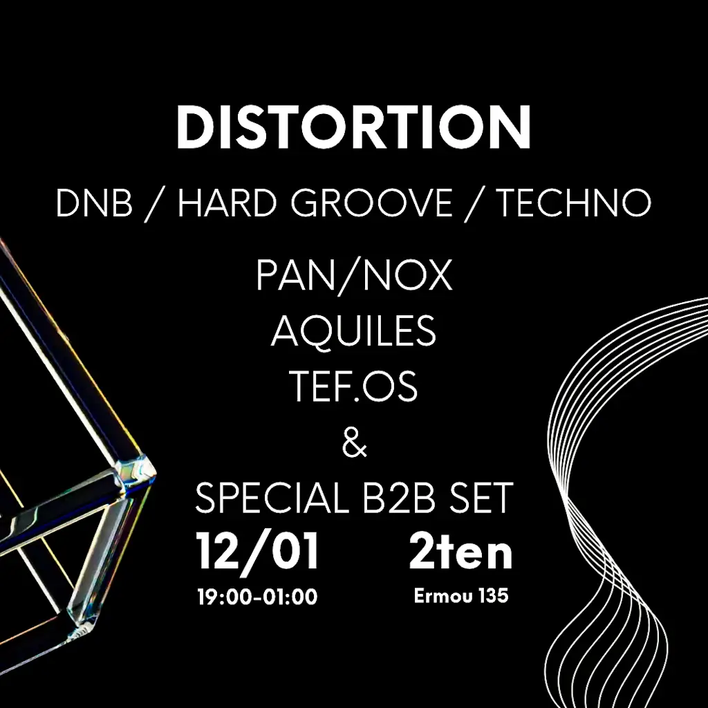 DISTORTION: DNB • HARD GROOVE • TECHNO